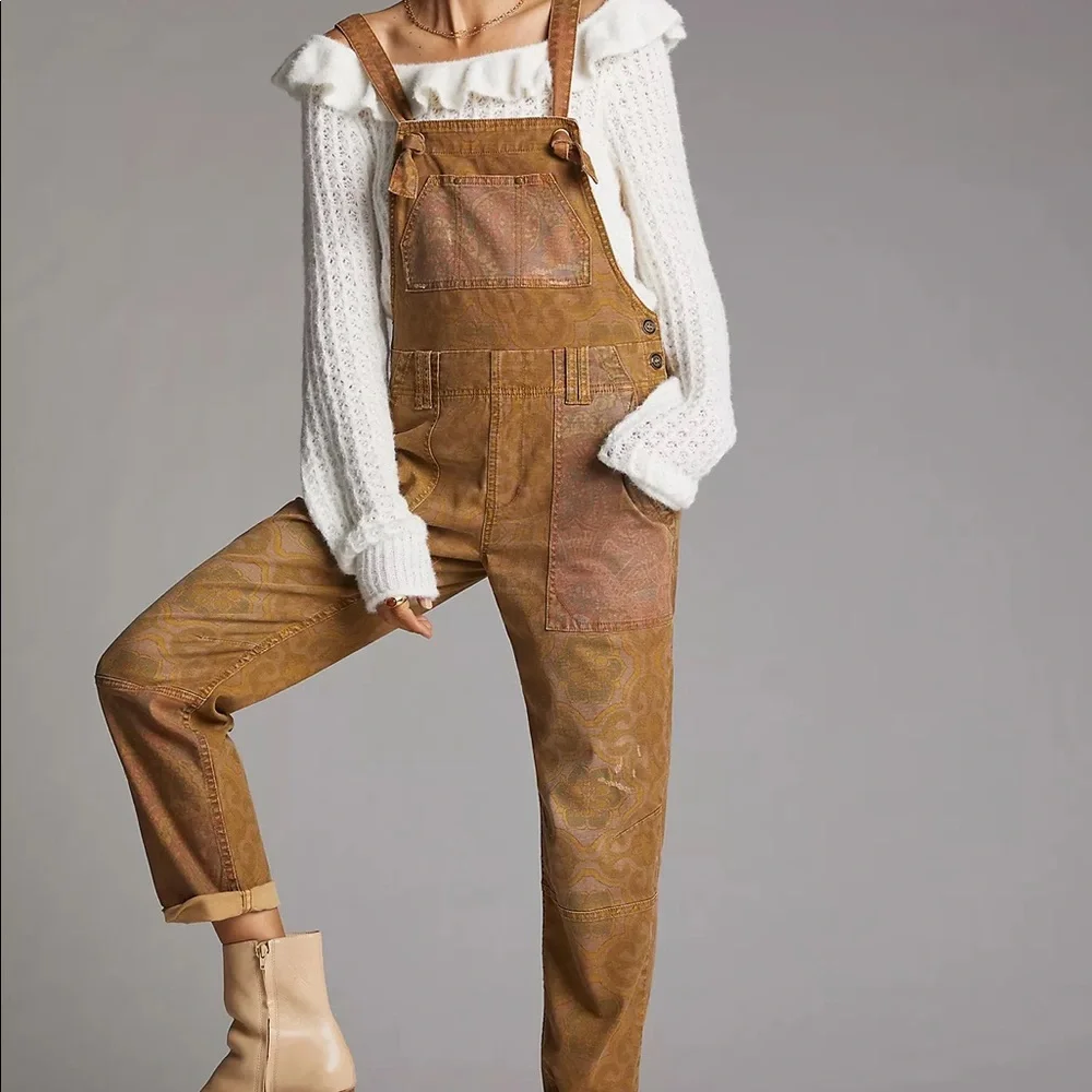 Anthropologie Pilcro The Wanderer Relaxed Overalls